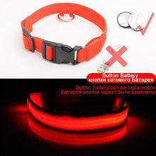 Load image into Gallery viewer, USB Charging Led Dog Collar Anti-Lost/Avoid Car Accident Collar For Dogs Puppies Dog Collars Leads LED Supplies Pet Products