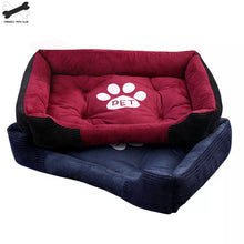 Load image into Gallery viewer, Paw Print Pet Bed Large House For Large Dog Puppy Kennel Waterproof Cat Litter Four Seasons Nest Warm Pet Supplies
