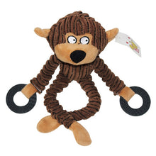 Load image into Gallery viewer, Pets Dog Toys Suction Cup Rubber Dog Chew Toys Pet Ball Tug Toy Tooth Cleaning Chewing Puppy Pet Toy Tug Rope Handle
