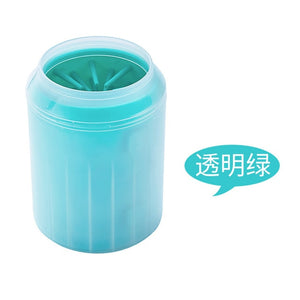 Dog Paw Cleaner Cup Soft Silicone Combs Portable Outdoor Pet Foot Washer Cup Paw Clean Brush Quickly Wash Foot Cleaning Bucket