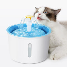 Load image into Gallery viewer, 2.4L LED Electric Automatic Cat Dog Water Fountain USB Dog Pet Mute Drinker Feeder Bowl Pet Fountain Drinking Water Dispenser
