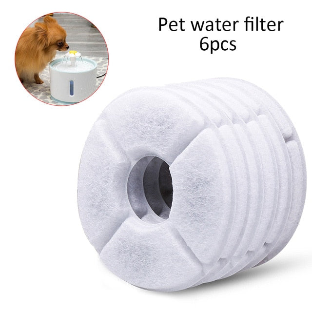 2.4L LED Electric Automatic Cat Dog Water Fountain USB Dog Pet Mute Drinker Feeder Bowl Pet Fountain Drinking Water Dispenser