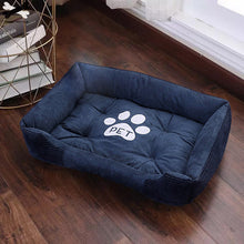 Load image into Gallery viewer, Paw Print Pet Bed Large House For Large Dog Puppy Kennel Waterproof Cat Litter Four Seasons Nest Warm Pet Supplies
