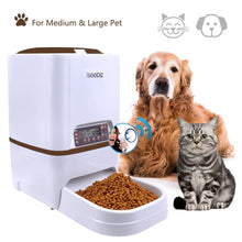 Load image into Gallery viewer, Iseebiz Automatic Pet Feeder 6L Dog Cat Feeder with Voice Recording LCD Screen Bowls For Food Dispenser 4 times in 1 Day
